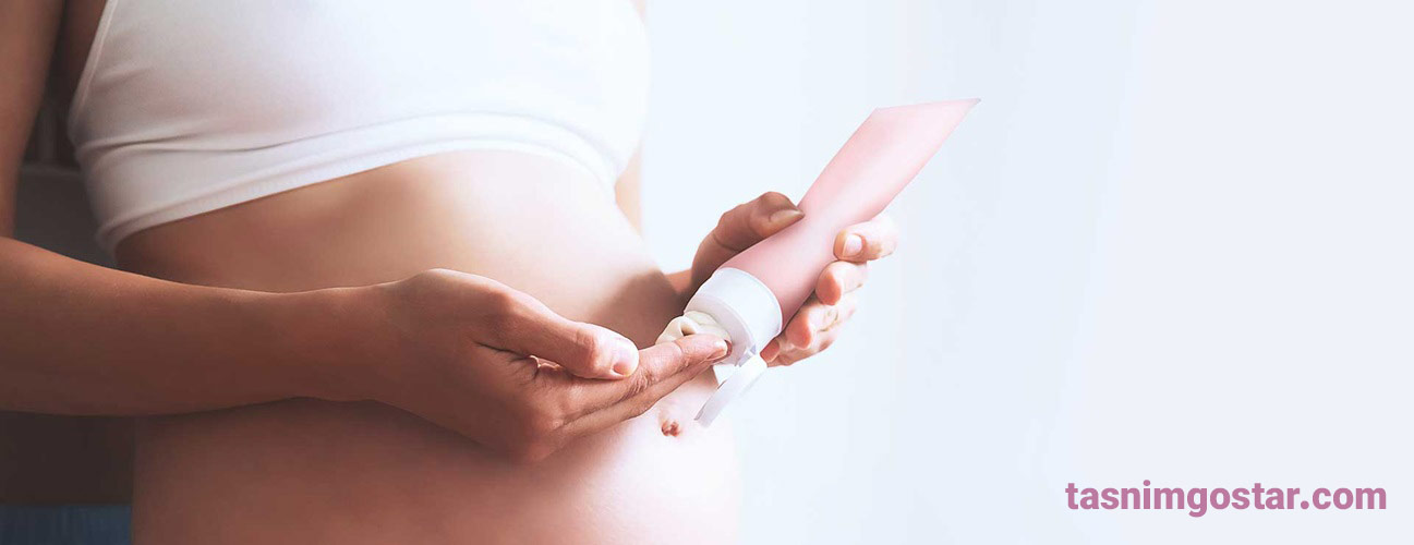 دوش گرفتن در بارداری خشکی پوست در بارداری علل درمان